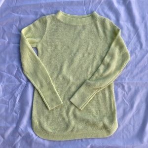 Lime Green Tunic Sweater